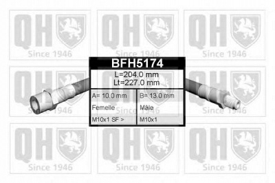 QUINTON HAZELL bfh5174 -  Тормозной шланг